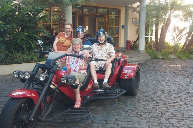 3 Hour Private Trike Tours of Madeira Island - West to Ponta do Sol by tunnels and waterfalls