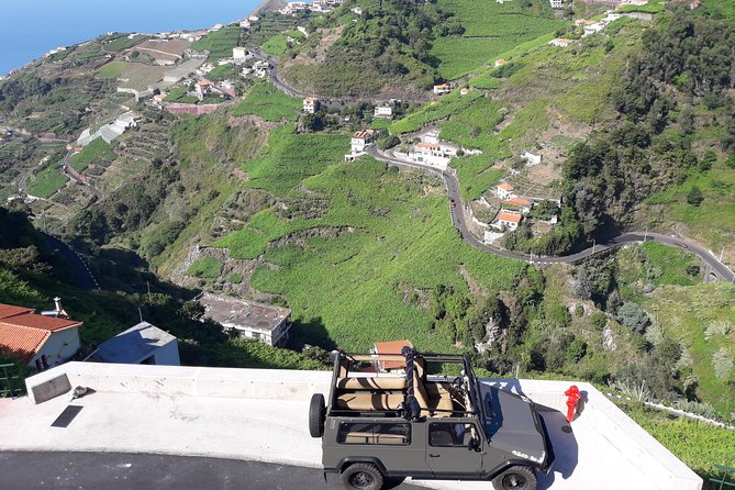 4x4 Safari Half day Poncha, Mountains, Vineyards and Cabo Girão Small group - Boca dos Namorados and the view into Curral das Freiras