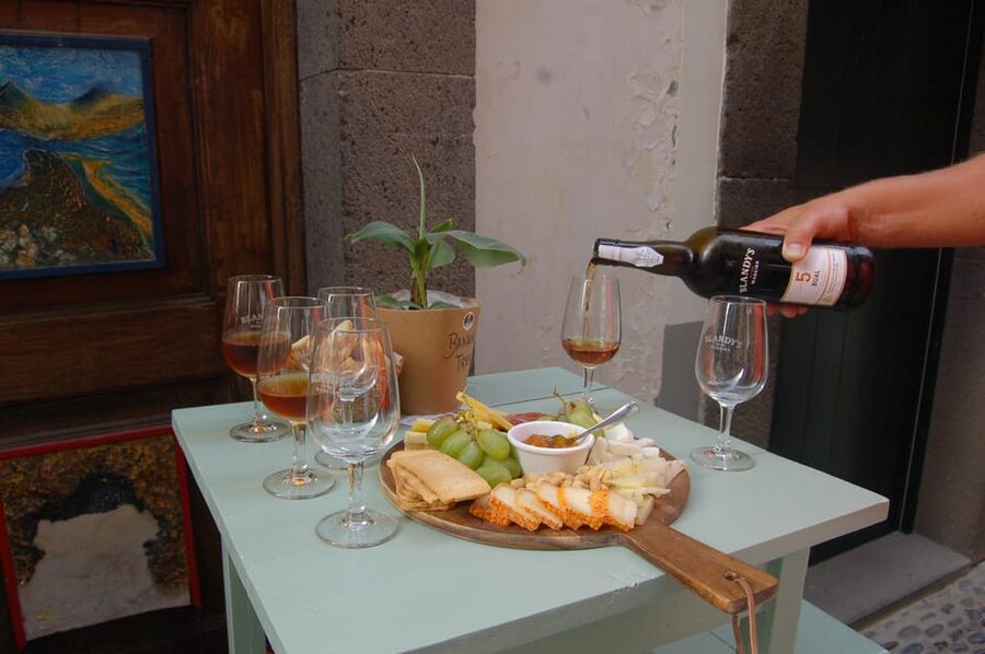 Bar hopping Tour & Poncha Workshop - Funchal - Stop three: ginja in an edible chocolate cup