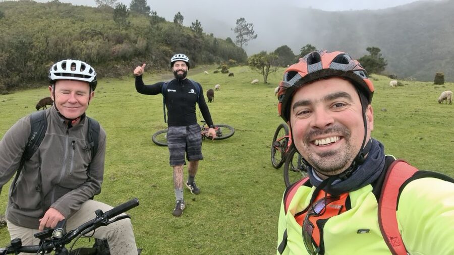Camacha: Levada Trail e-Bike Guided Tour - Returning through oak country