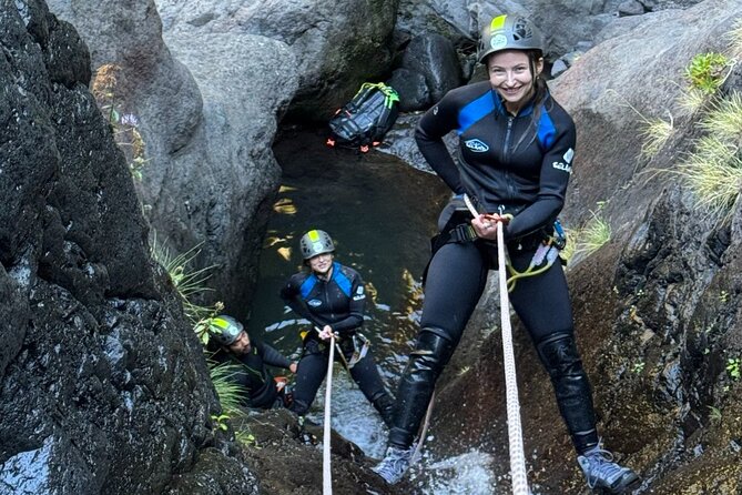 Canyoning Experience Level 2 at Nuns Valley - Rappels, slides, pools, and jumps