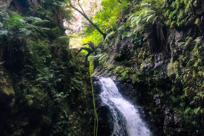 Canyoning Madeira Island - Level Two - Abseiling Down Madeira Waterfalls