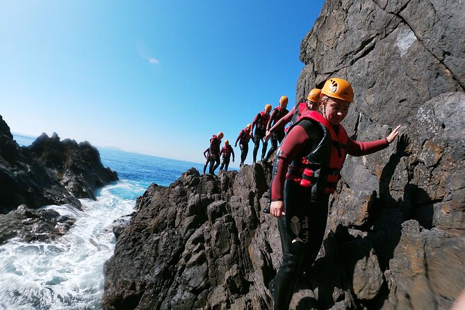 Coasteering Tour - Cliff jumping, swimming, scrambling. - Swimming, snorkeling, and sea caves