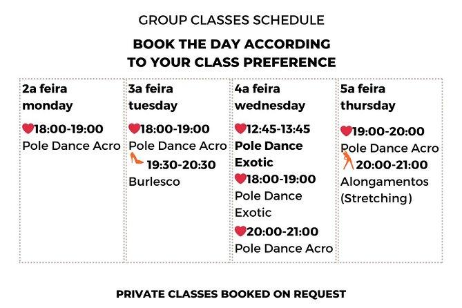 Dance Class (choose 1: Pole Dance, Burlesque or Aerial Silk/Hoop) - Who Will Enjoy This Most