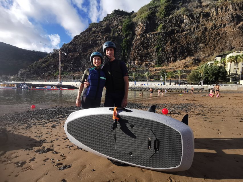 Efoil Surf Board Lesson in Calheta Beach - Instruction that suits beginners