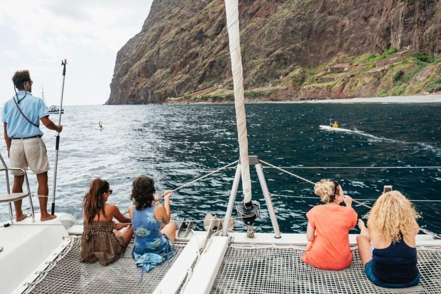 From Funchal: Cabo Girao Sunset Cruise on Luxury Catamaran - Sunset on Madeira’s southern coast