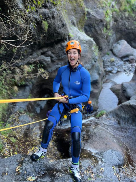 From Funchal: Intermediate Canyoning Adventure (Level 2) - Key points at a glance