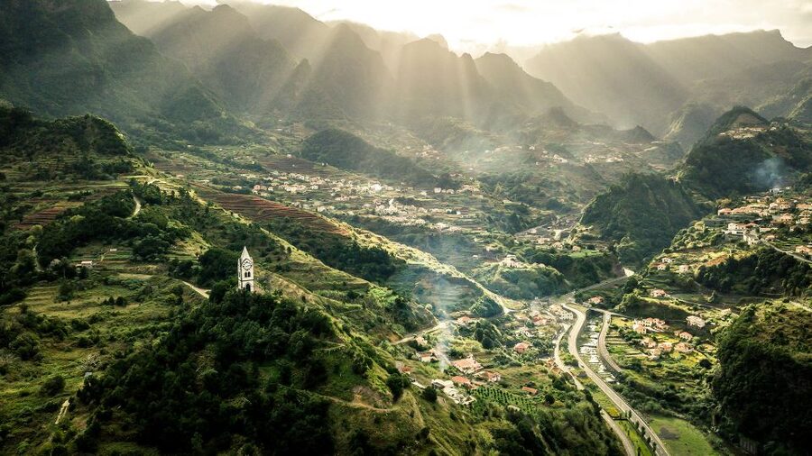 From Funchal: North Coast Day Trip - From Funchal toward Porto da Cruz and Faial