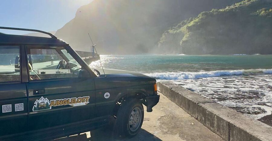 From Funchal:West Madeira Open-roof 4x4 Day Tour with Pickup - Seixal brings black sand and north-coast scenery
