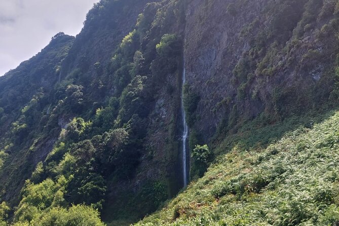 Full day West Adventure Jeep Tour in Madeira Portugal - Poca das Lesmas: black sand and volcanic water