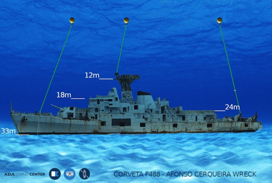 Funchal: Advanced Scuba Diving Afonso Cerqueira Wreck - Why the Afonso Cerqueira makes a good Madeira wreck trip