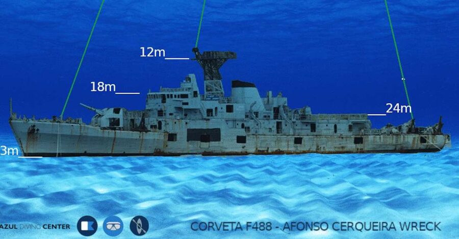 Funchal: Advanced Scuba Diving Afonso Cerqueira Wreck - What the $64 price really covers