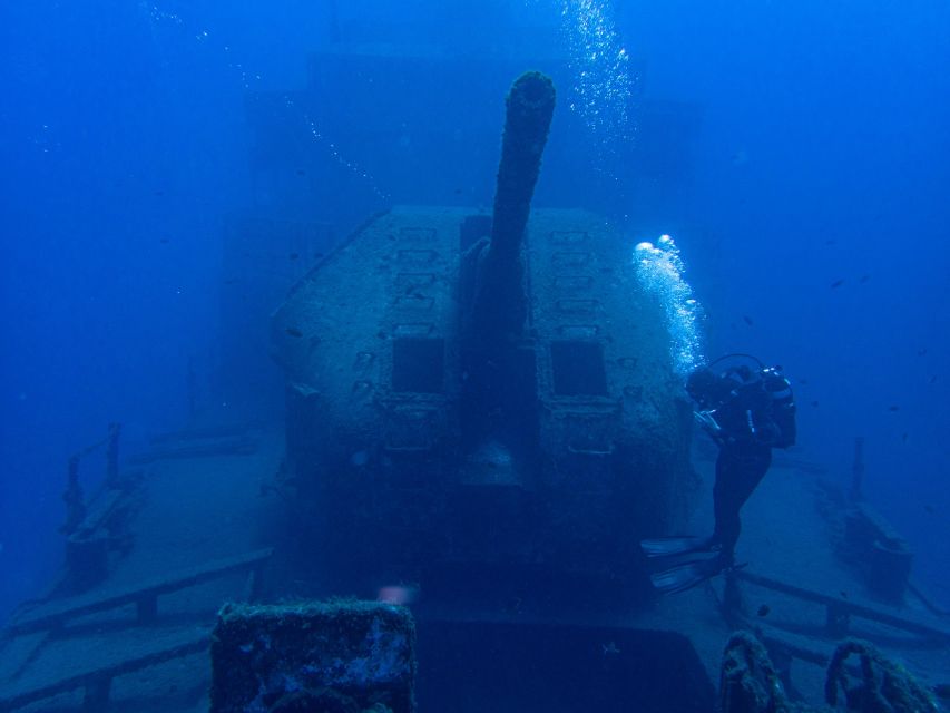 Funchal: Advanced Scuba Diving Afonso Cerqueira Wreck - A practical plan for your morning or afternoon