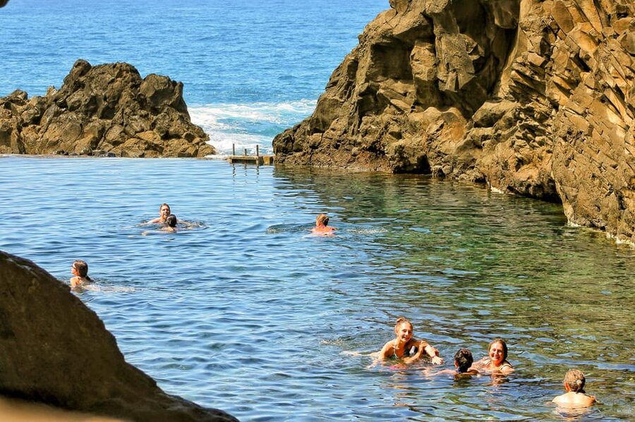 Funchal: Enchanted Terraces, Porto do Moniz & Fanal 4WD Tour - Walking through Fanal Forest