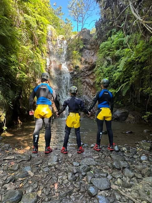 Funchal: Explore Canyoning Level 1 Rochão - Four abseils, including a 15-meter waterfall