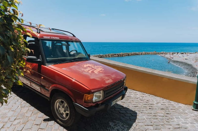 Funchal: Full-day Off-road Tour in West Madeira with Pickup - Véu da Noiva waterfall and the road beside the sea