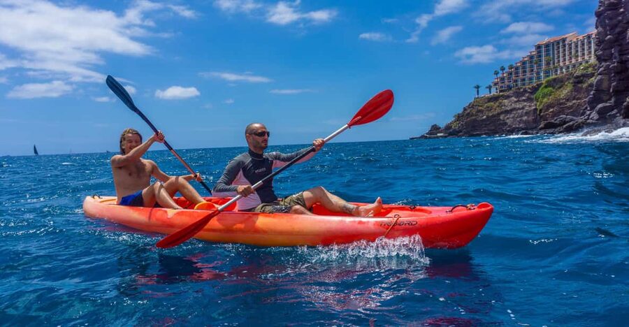 Funchal: KAYAK Rental or Guided tour with snorkeling - A short swim and a clear reason to pack a towel