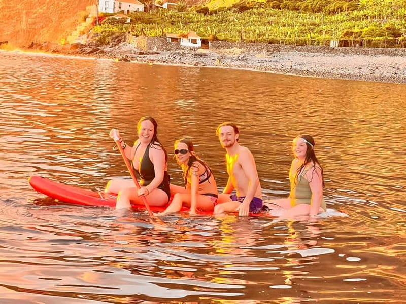 Funchal: Private Sunset Boat Trip - Snorkel & Paddle - Cabo Girão from below