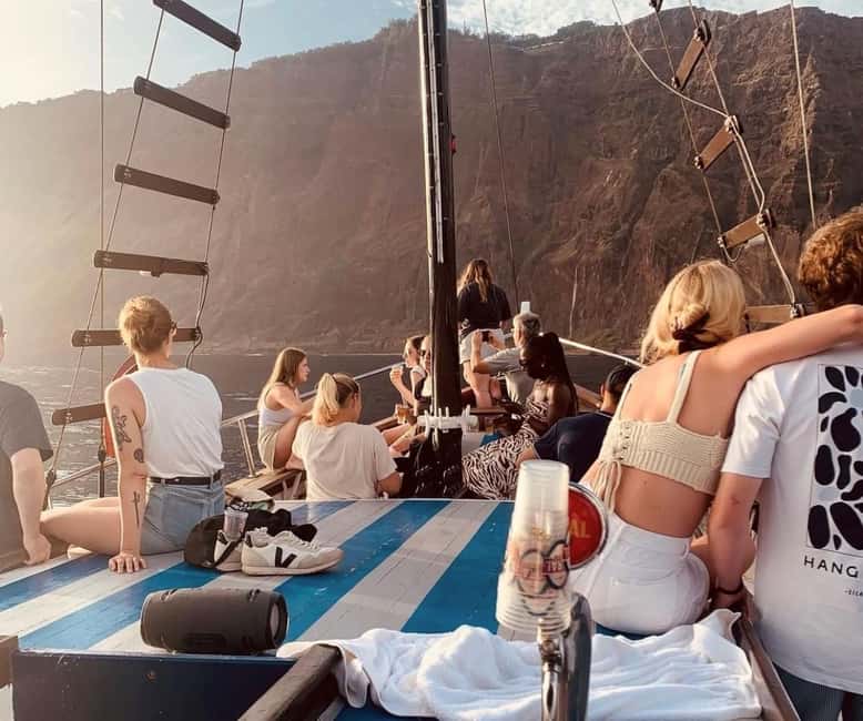 Funchal: Sunset Tour on Traditional Madeiran Boat w/ Drinks - Following Madeira’s coast toward Cabo Girão