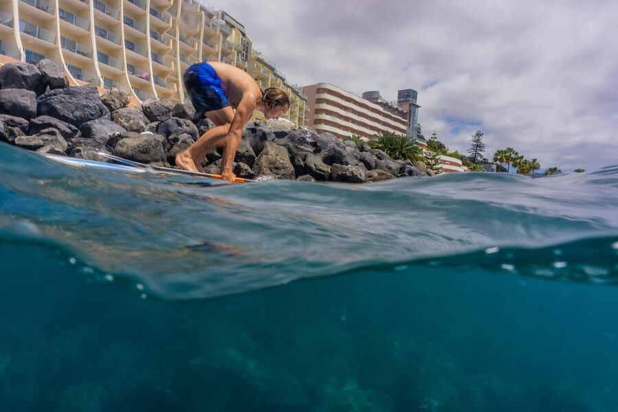 Funchal: SUP Rental or Guided tour with snorkeling - The snorkeling and swimming break