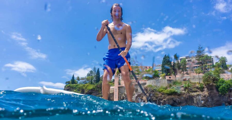 Funchal: SUP Rental or Guided tour with snorkeling - Getting from the mooring to the water