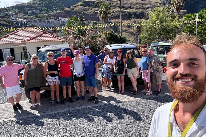 Jeep Safari 4x4 Madeira Pico areeiro, Santana, Ponta Sao Lourenço - Faial adds poncha, coffee, and a useful break