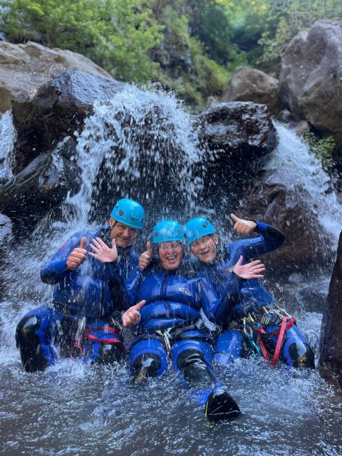 Madeira: Beginner Canyoning - Level 1 - Photos turn the wet day into a souvenir