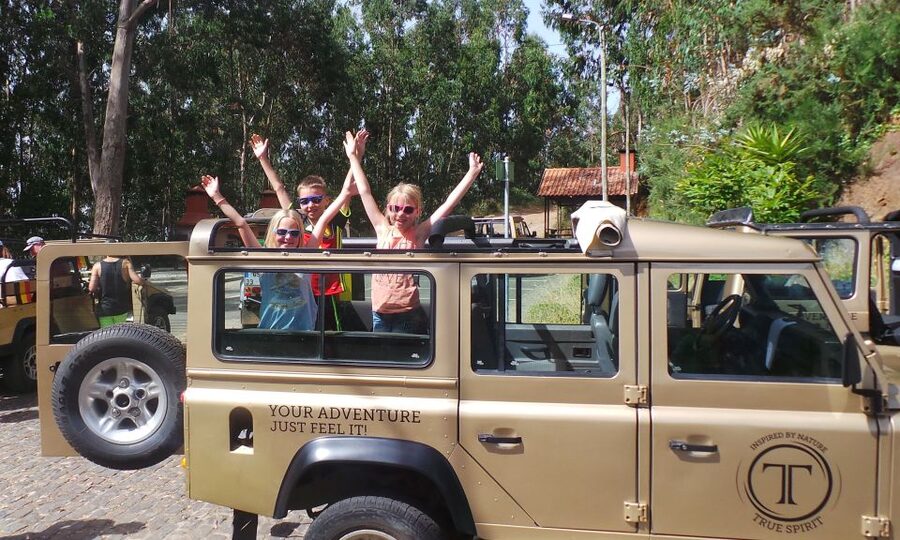 Madeira: Cabo Girao, Jeep Tour Adventure and Wine Tasting - Jardim da Serra and the open-roof off-road ride