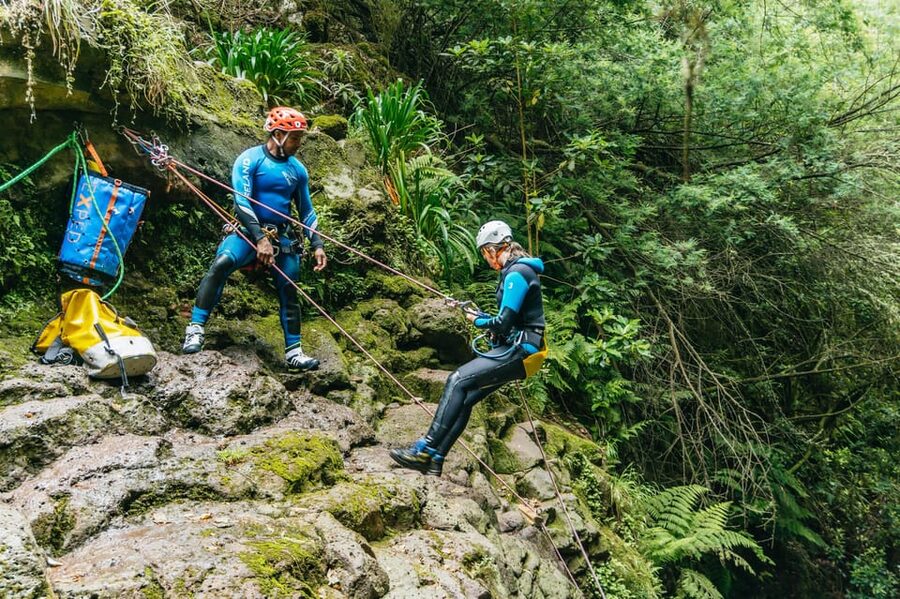 Madeira Canyoning Beginners – Easy & Fun Waterfall Adventure - Rappels, jumps, and natural slides