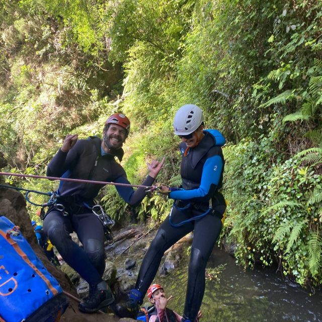 Madeira Canyoning Beginners – Easy & Fun Waterfall Adventure - Waterfalls, tree ferns, and the return through terraces