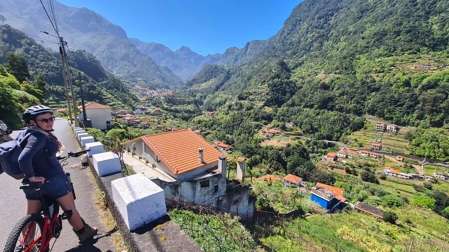 Madeira: Guided E-bike Tour of the North Coast - The first climb above Boaventura