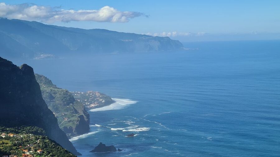 Madeira: Guided E-bike Tour of the North Coast - The sea viewpoint and optional coffee stop