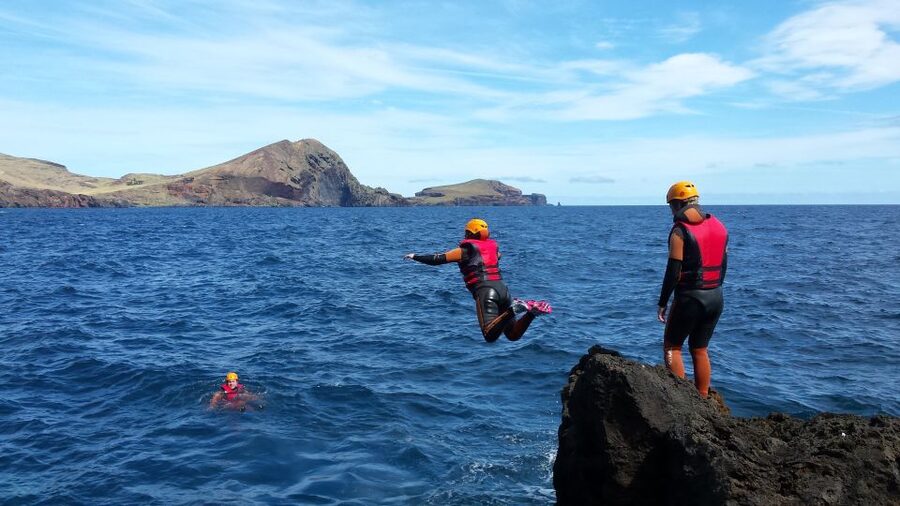 Madeira: Half-Day Coasteering Tour - Swimming, caves, and snorkeling along the lava shore