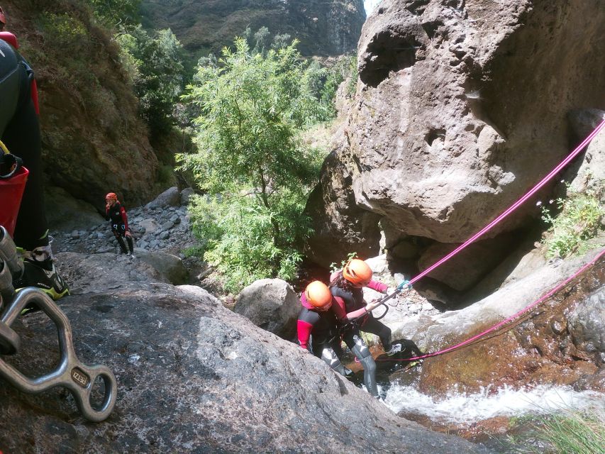 Madeira: Intermediate (Level 2) Canyoning Experience - The big rappels are exciting, not reckless
