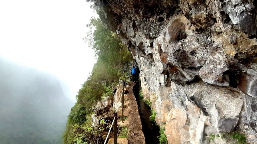 Madeira: Jungle Fever Levada Caldeirao Verde Hike Santana - Reaching the green kettle waterfall