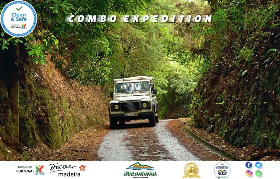 Madeira: Mini-Combo East Challenge: Jeep Safari + Levada - From Funchal toward Camacha