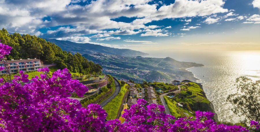 Madeira: Private Guided Cabo Girão Tour - Leaving Funchal in a private tuk-tuk