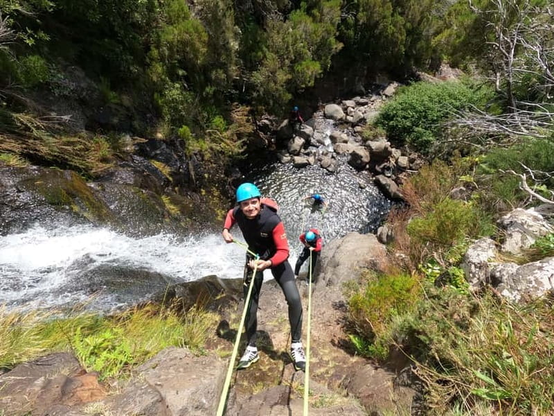Madeira : Ribeira das Cales Canyoning (Level 1) - Starting in Funchal and reaching the canyon