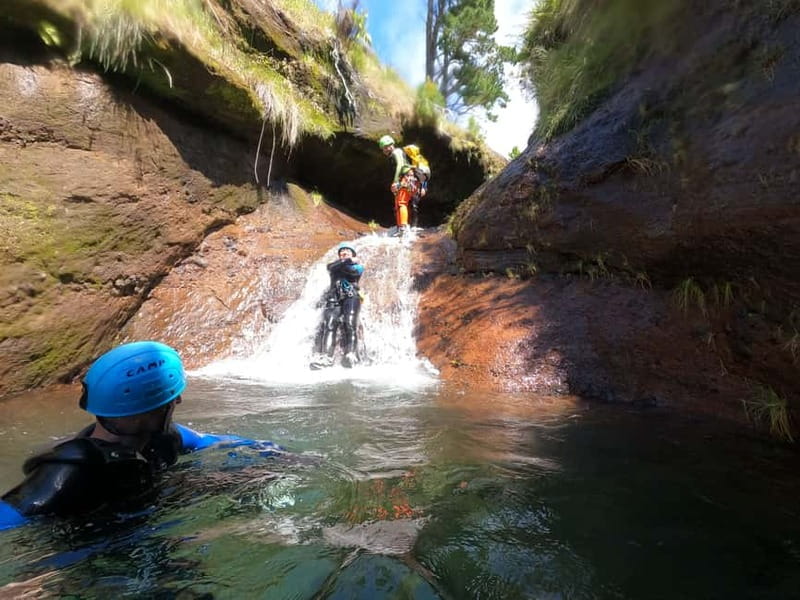 Madeira : Ribeira das Cales Canyoning (Level 1) - Five rappels through Ribeira das Cales