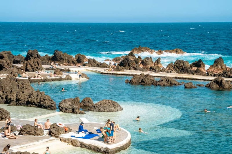 Madeira: Skywalk, Porto Moniz, Seixal, and Fanal 4WD Tour - Ponta do Sol and the return to Funchal