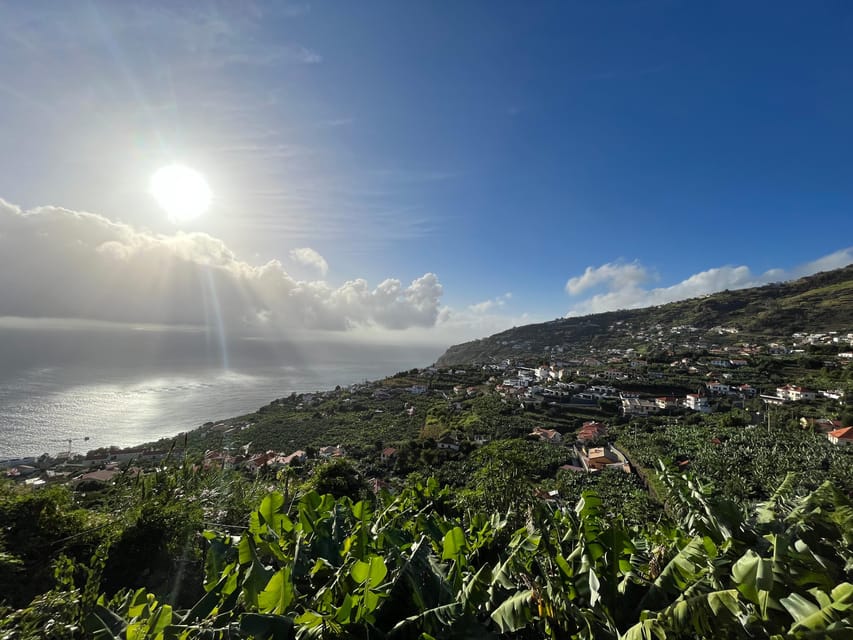 Madeira South Tour: Cabo Girão, Waterfalls for Cruise Ship - Coffee and the bay at Ribeira Brava