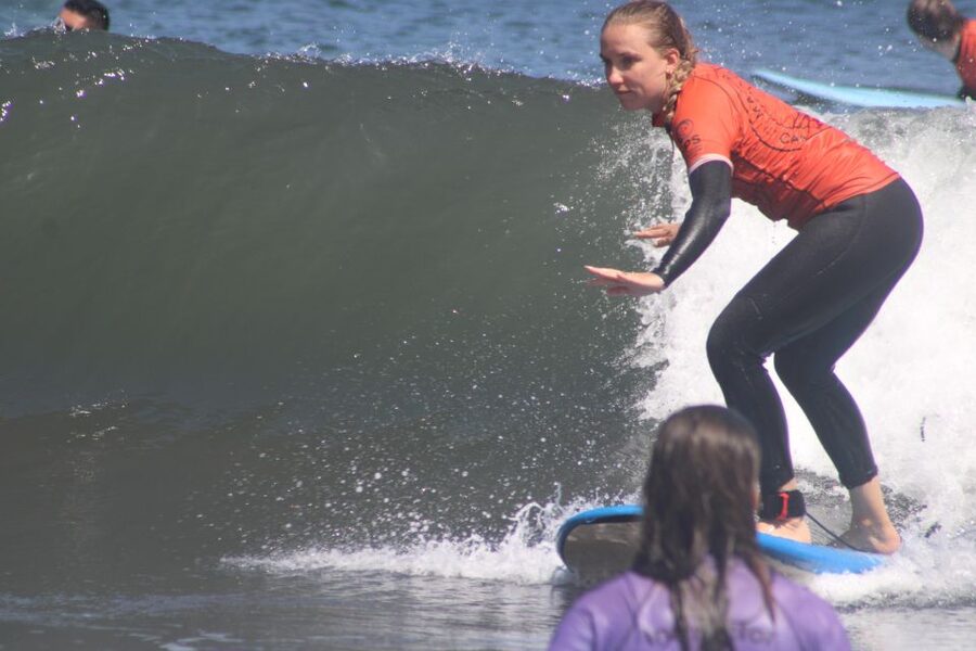 Madeira: surf lesson at Porto da Cruz - The tide decides more than the website does