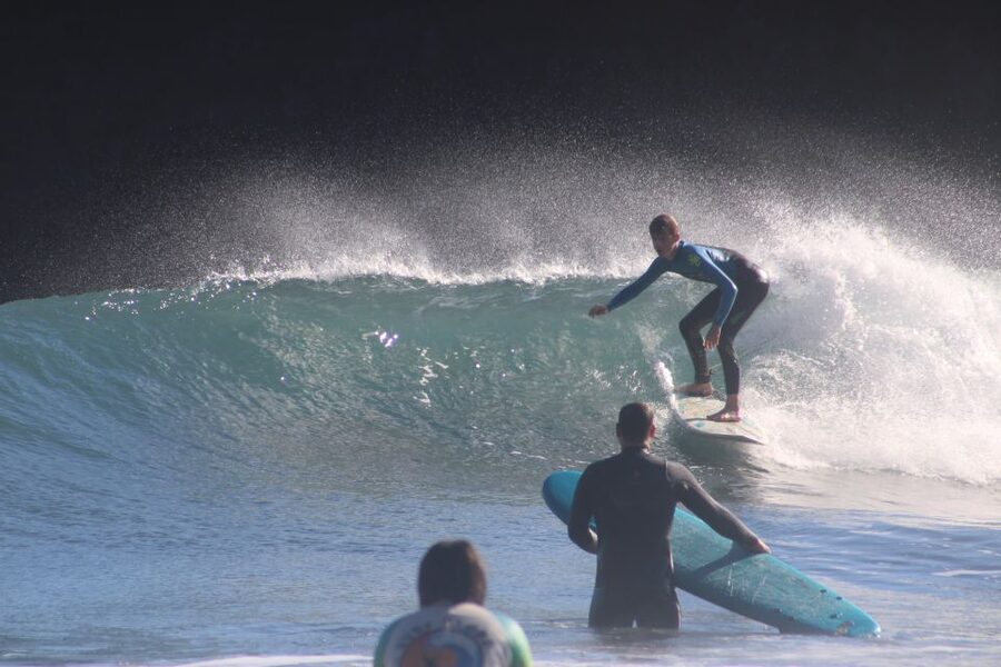 Madeira: surf lesson at Porto da Cruz - Who will get the most from this lesson