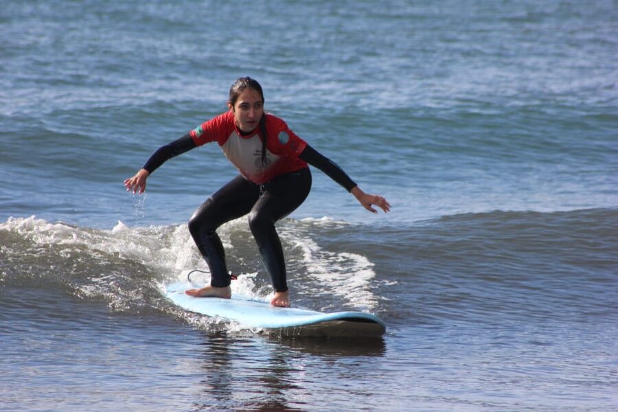Madeira: Surf Lessons - Heading into the Atlantic