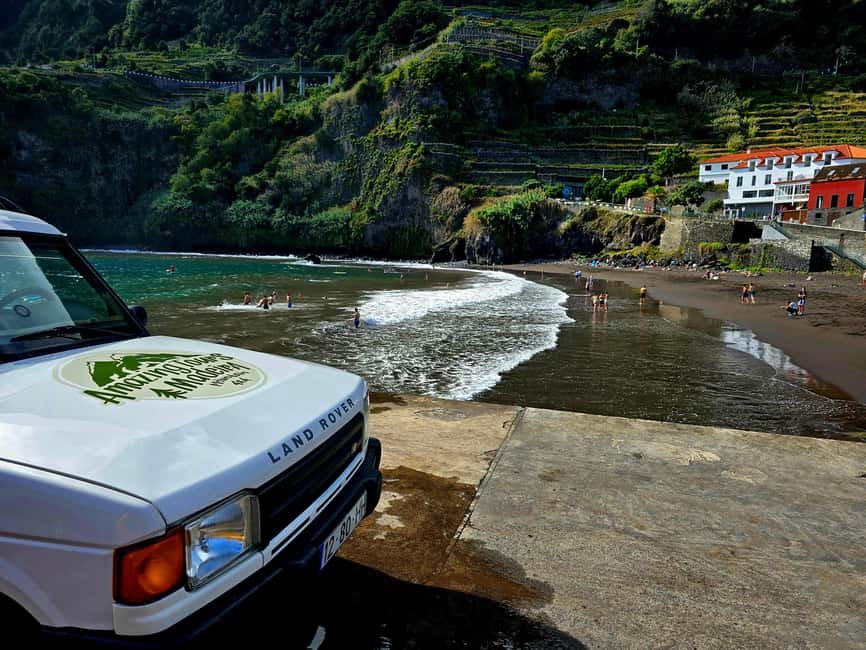Madeira: Visit the Vulcanic Pools, Waterfalls and the Magic Forest of Fanal - Seixal’s black sand and the north coast views