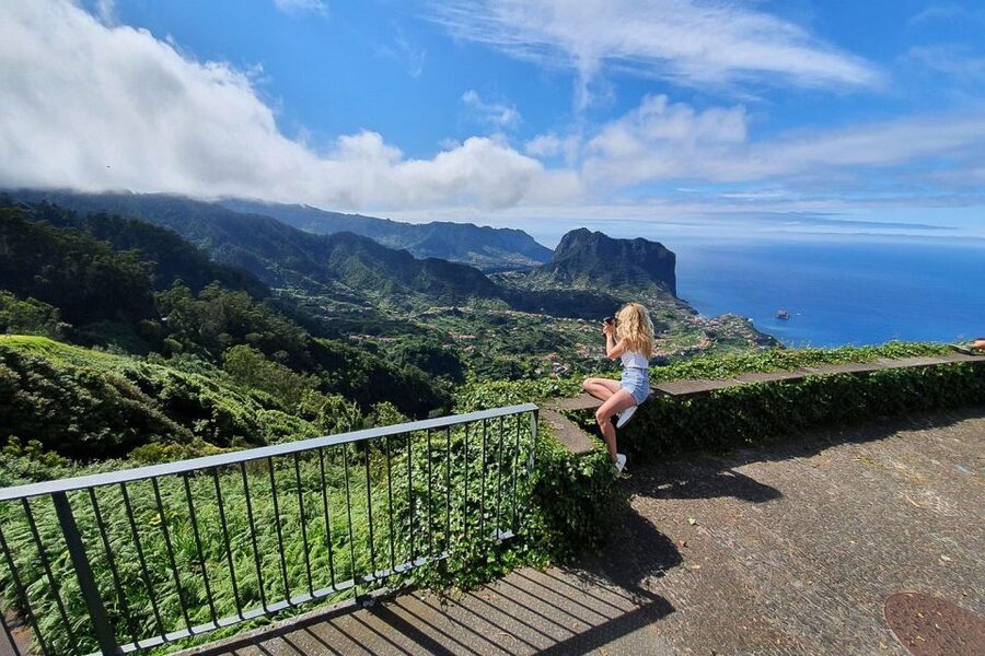 Madeira: West Side Jeep Tour with Natural Pools - Seixal combines black sand and falling water