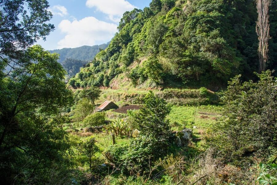 Maroços Madeira Island Levada Walk - Walking beside the levada