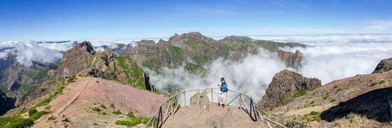 Pico Areeiro to Pico Ruivo Madeira Island Walk - Starting at Pico do Areeiro