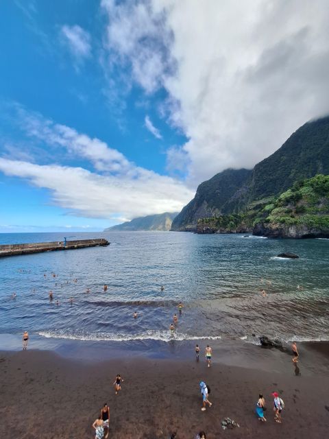 Private Madeira Highlights Full Day Tour - Seixal adds black sand and a different coast