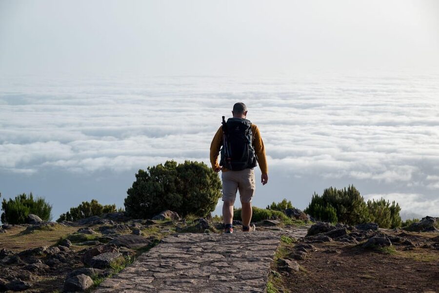 Private Sunrise Hike to Pico Ruivo with Hotel Pickup - Waiting for sunrise above the clouds